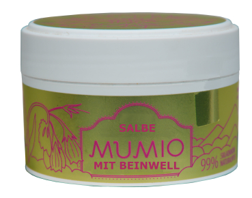 Comfrey with Mumijo, 70ml ointment, stimulates blood circulation, reduces inflammation, relieves pain in the musculoskeletal system, accelerates the healing of wounds and skin injuries
